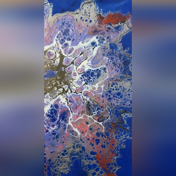 Hand made by K.Senkute 12x12 acrylic blow/spin 2024 - Picture 4 of 5